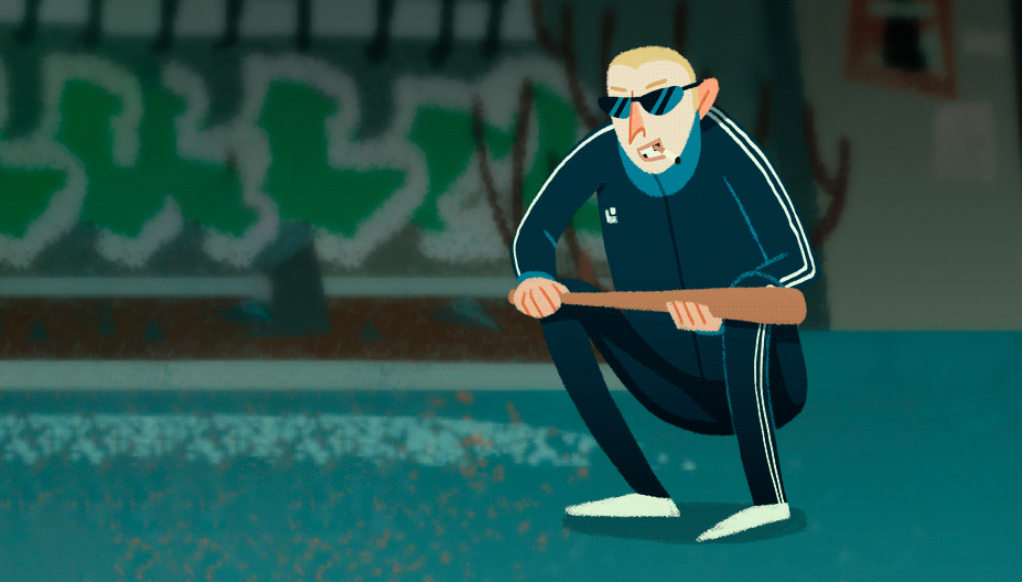 В Пинске на спортивной площадке на парня с кулаками набросился яркий представитель "дворовых элит"