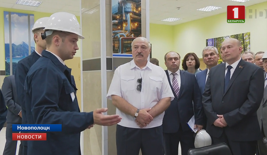 Глава государства посетил ведущее предприятие белорусской нефтепереработки "Нафтан"