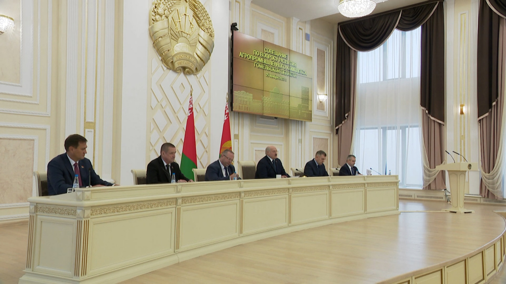 Проблемы АПК Гомельской области обсудили на совещании у Президента
