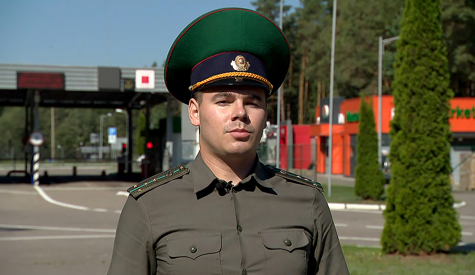 Владислав Дорошук, начальник отделения пограничного контроля "Лоша"