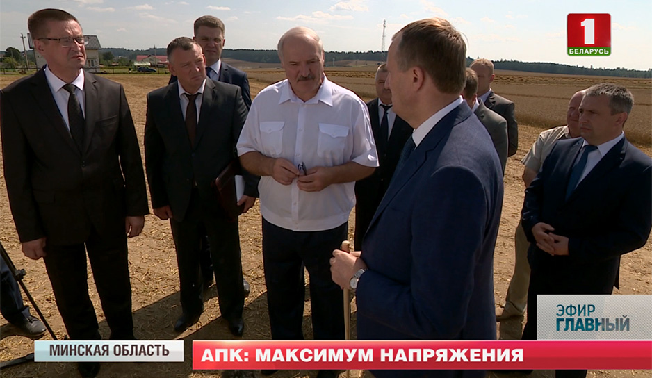 Президент Беларуси посетил Минский и Миорский районы