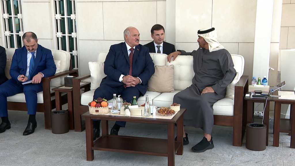 Президенты Беларуси и ОАЭ провели встречу и намерены развивать сотрудничество
