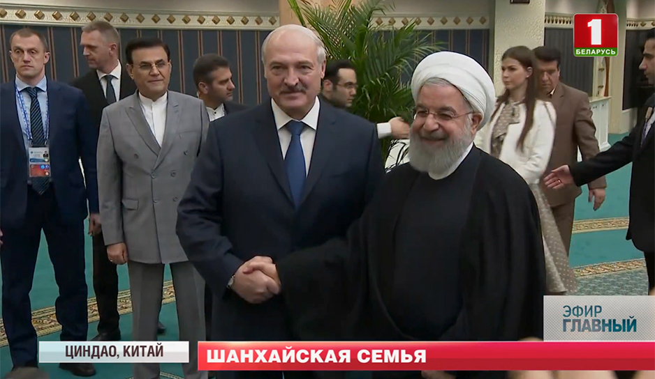 Александр Лукашенко с президентом Ирана