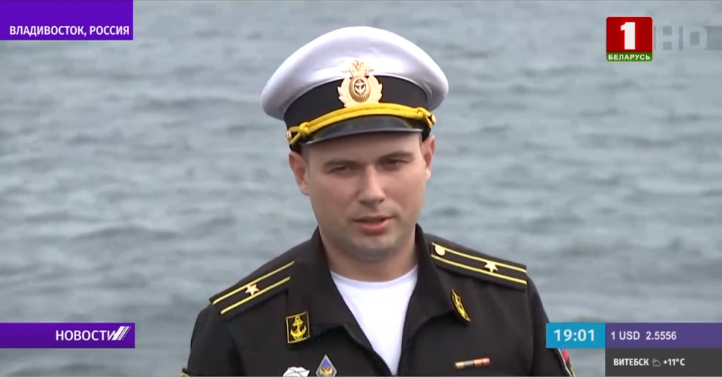 Евгений Торосян, командир минно-торпедной боевой части фрегата "Маршал Шапошников"