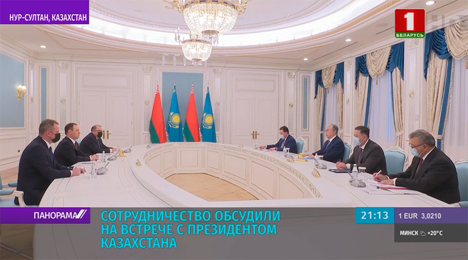 Сотрудничество обсудили на встрече с президентом Казахстана