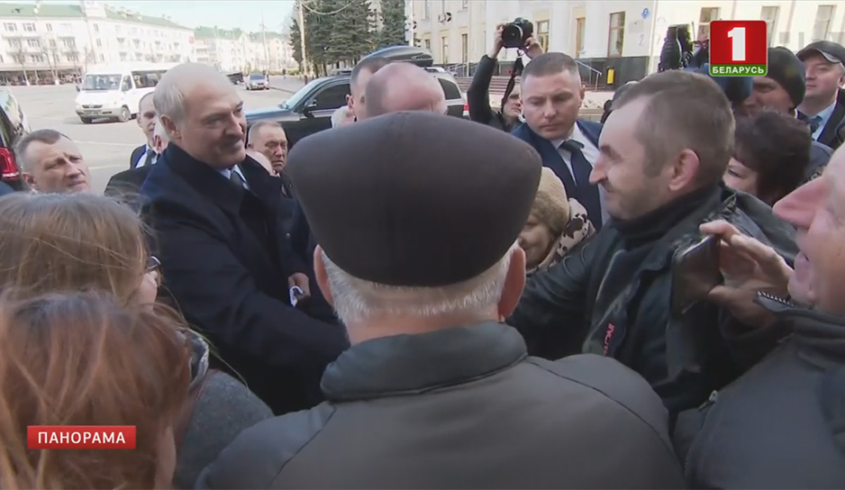 Встреча Президента с жителями Барановичей