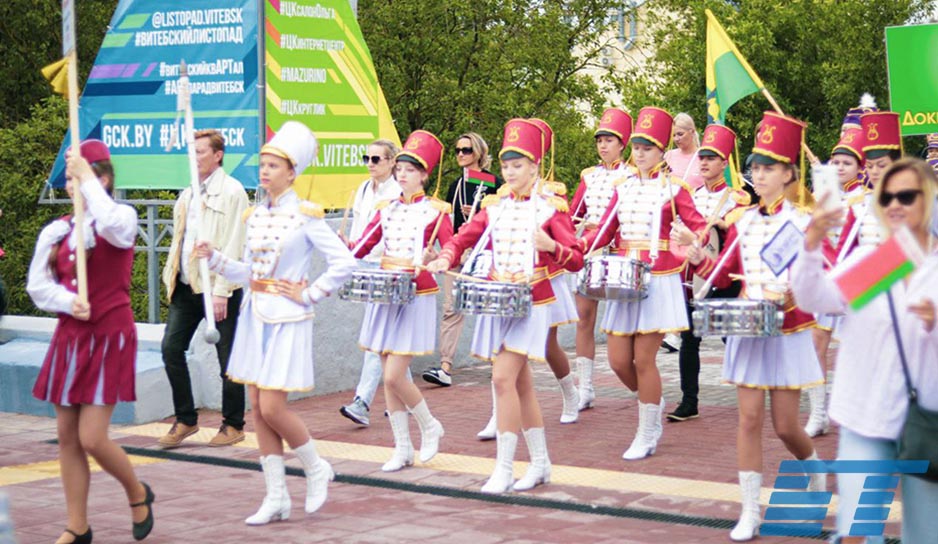 Фестиваль барабанщиц и мажореток на "Славянском базаре" - 2022