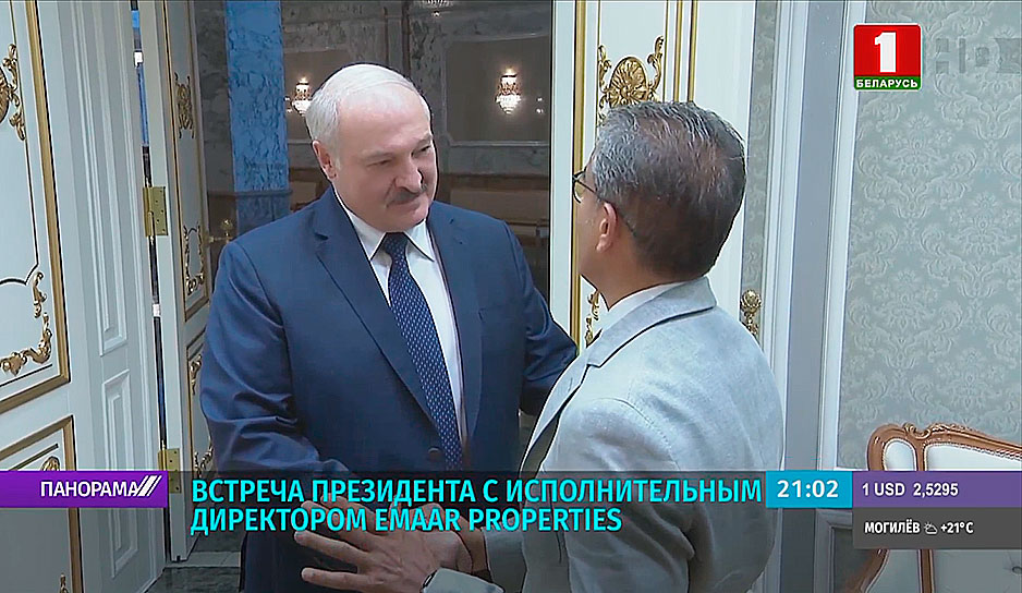 Состоялась встреча А. Лукашенко с исполнительным директором Emaar Properties
