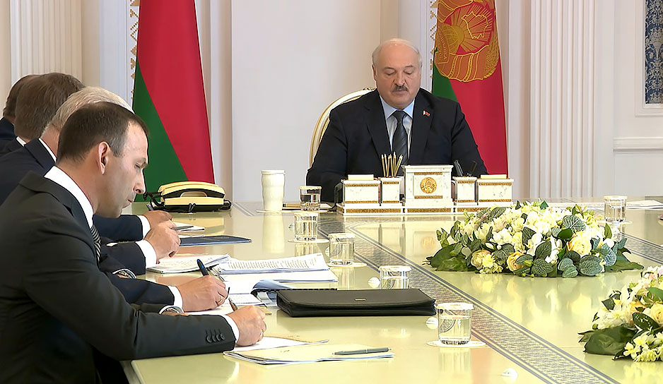 Совещание у Президента Беларуси