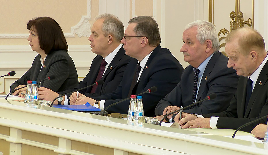Совещание с руководством Совмина и главами регионов Беларуси прошло во Дворце Независимости