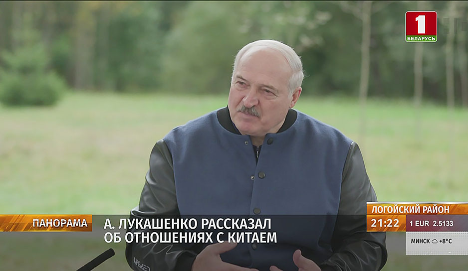 А. Лукашенко рассказал об отношениях с Китаем