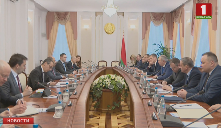 Премьер-министр Беларуси встретился с президентом ЕБРР