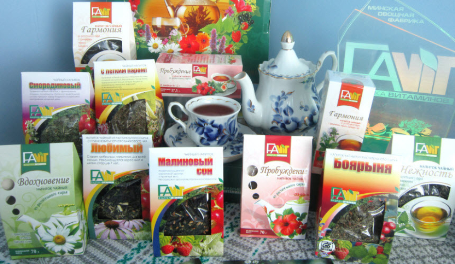 Белорусские экологичные чаи