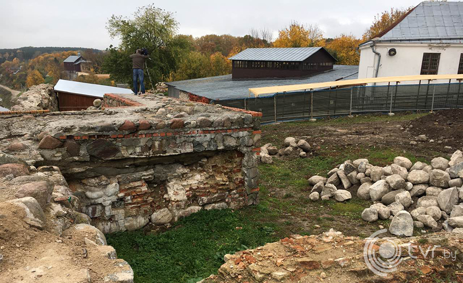Реставрация старого замка в Гродно