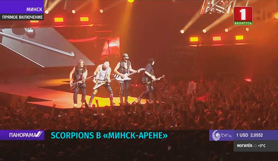 Стадионное шоу от Scorpions - это тонны света и звука
