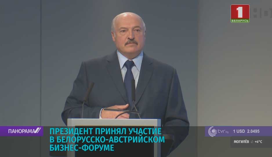 Президент принял участие в Белорусско-Австрийском бизнес-форуме