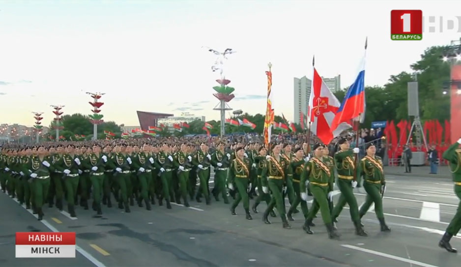 Кульминацией 3-го июля стал военный парад