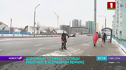 На уборке снега и обработке улиц Минска ежедневно задействуют около 600 единиц спецтехники 
