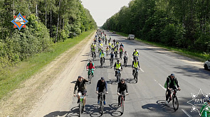 Велопробег спасателей Минской области прошел в Борисовском районе