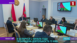 В Беларуси с начала года прекращена деятельность 13 общественных некоммерческих организаций 