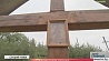 На кресте, установленном на месте сожженной деревни Адамово, проявился лик Христа