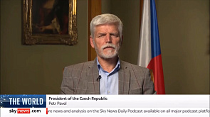 Президент Чехии призвал остановить боевые действия в Украине