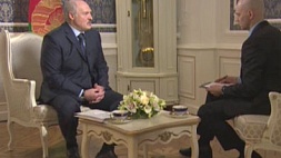Телеверсия интервью Президента Республики Беларусь А.Г.Лукашенко телерадиокомпании "Мир"
