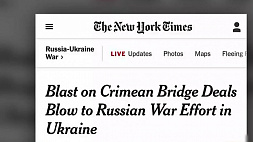 За терактом на Крымском мосту стоят украинские спецслужбы - "Нью-Йорк таймс" 
