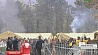 В Словении беженцы подожгли палаточный лагерь
