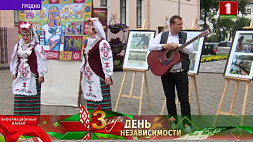 В главный праздник страны Гродно превратился в одну большую концертную площадку