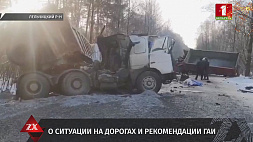 Два большегруза столкнулись в Лельчицком районе - оба водителя скончались на месте