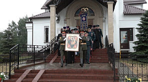 Спасатели Беларуси совершат воздушный крестный ход по всей стране с иконой "Неопалимая Купина"