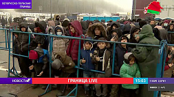 На границу прибывает гуманитарная помощь от белорусов