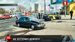 ДТП в Минске на пересечении улицы Орловской со Сморгонским трактом