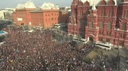 В Москве прошла масштабная акция памяти погибших при взрыве в метро Санкт-Петербурга