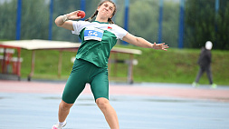 Белорусская толкательница ядра Наталья Скребец завоевала бронзу на II Играх стран СНГ