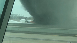 В Перу пассажирский самолет столкнулся с пожарной машиной