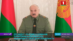 Президент Беларуси: Решение о создании территориальной обороны подтвердило свою целесообразность