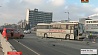 Возле Национальной библиотеки столкнулись туристический автобус и "пежо"