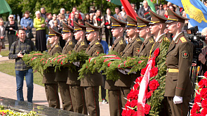 Торжественный митинг, посвященный 78-й годовщине  Великой Победы, прошел в Гомеле