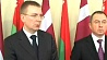 Переговоры руководителей внешнеполитических ведомств Беларуси и  Латвии