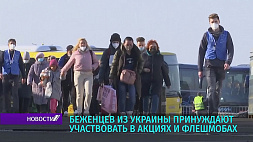 Беженцев из Украины принуждают участвовать в акциях и флешмобах в Европе 