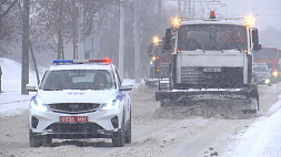 Беларусь накрыло снегом - по стране в усиленном режиме работают коммунальные службы