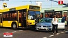 В Минске столкнулись автобус № 57 и легковушка