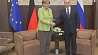 Ангела Меркель и Владимир Путин подвели итоги переговоров в Сочи