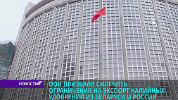 ООН призвала смягчить ограничения на экспорт калийных удобрений из Беларуси и России