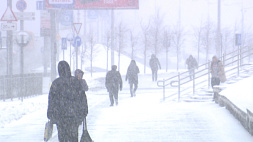 Снежный циклон накрывает Беларусь