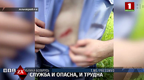 Житель деревни Стодоличи напал на милиционера с ножом