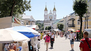 Витебск в ожидании официального открытия ХХХІІІ "Славянского базара". Фестиваль обещает быть масштабным
