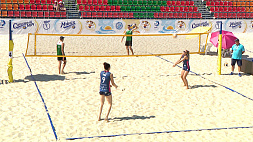 Турнир "Солнечный мяч" объединил юных любителей пляжного волейбола на песчаных кортах спорткомплекса "Олимпийский"